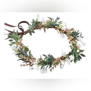 Green Fairy Flower Crown - Renaissance Headpiece